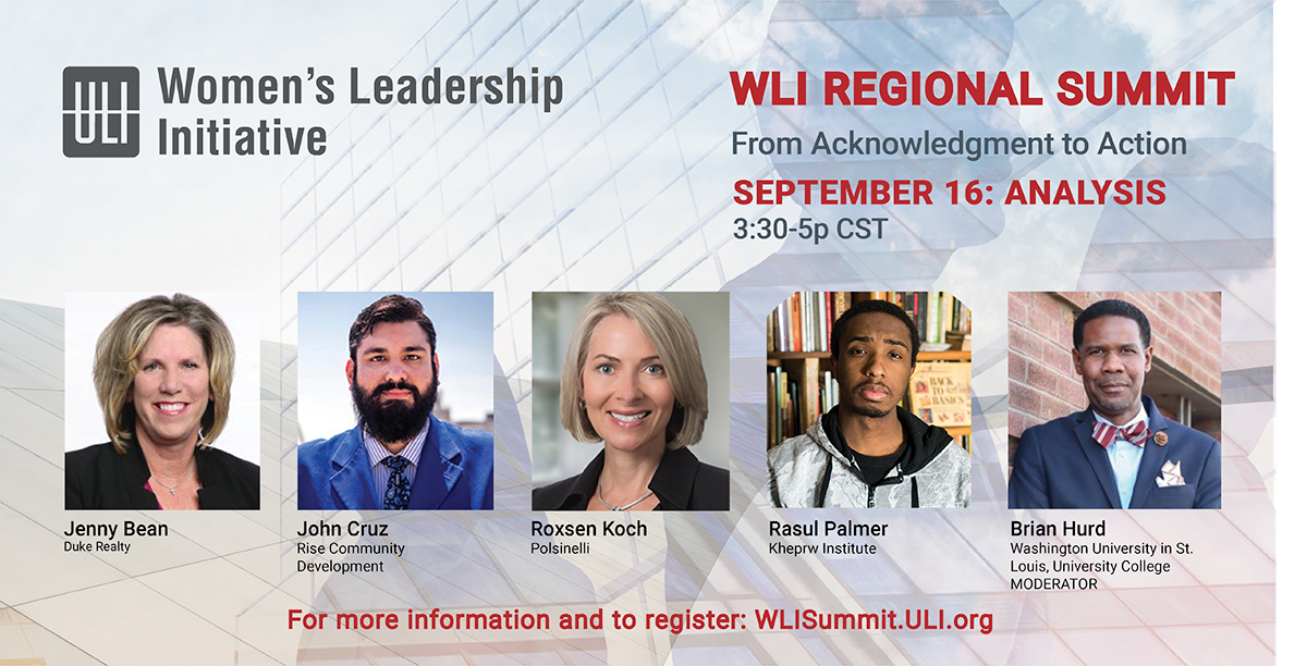 WLI Regional Summit Equity in Leadership & Land Use ULI Knowledge Finder