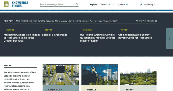 viewing your recommended content