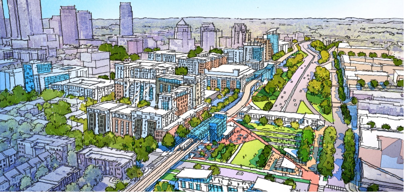 "Uptown 11th Street Alignment LYNX Silver Line Charlotte North Carolina