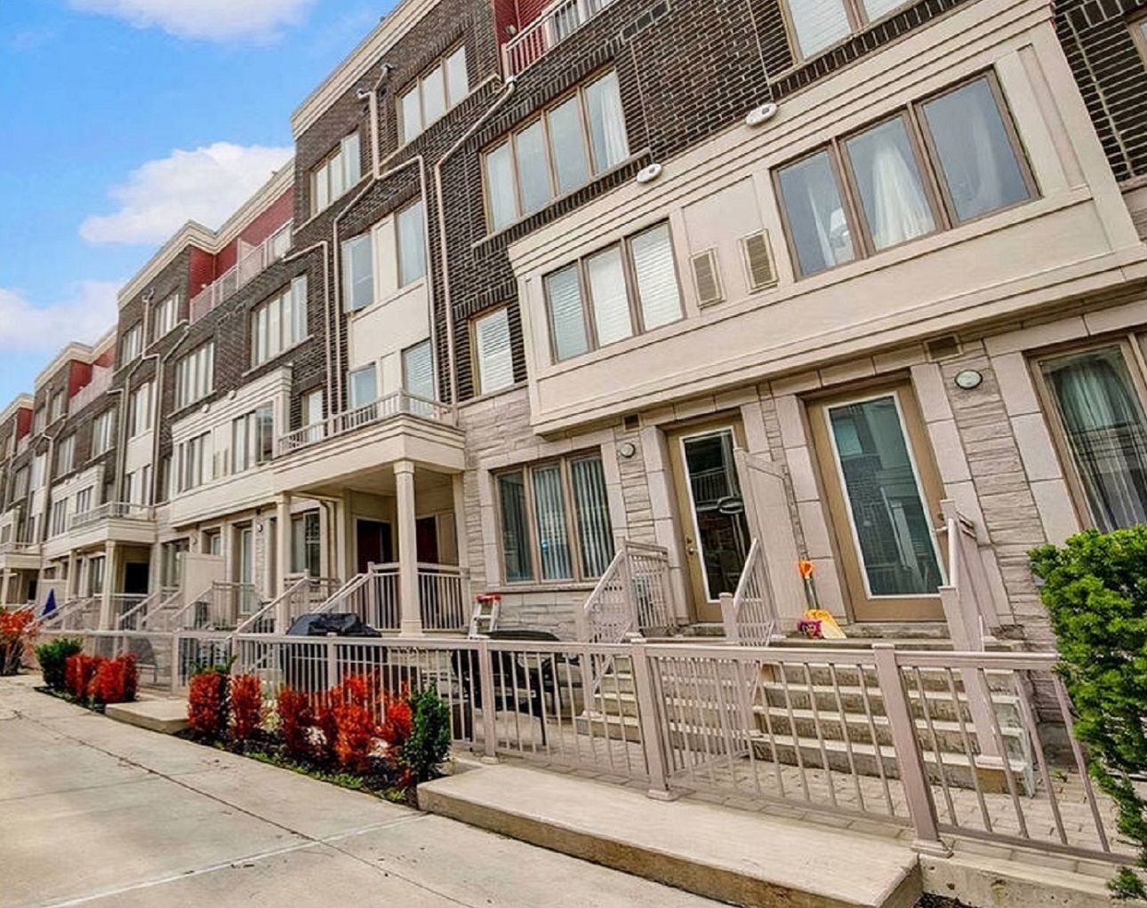 Buildings on Street in Toronto