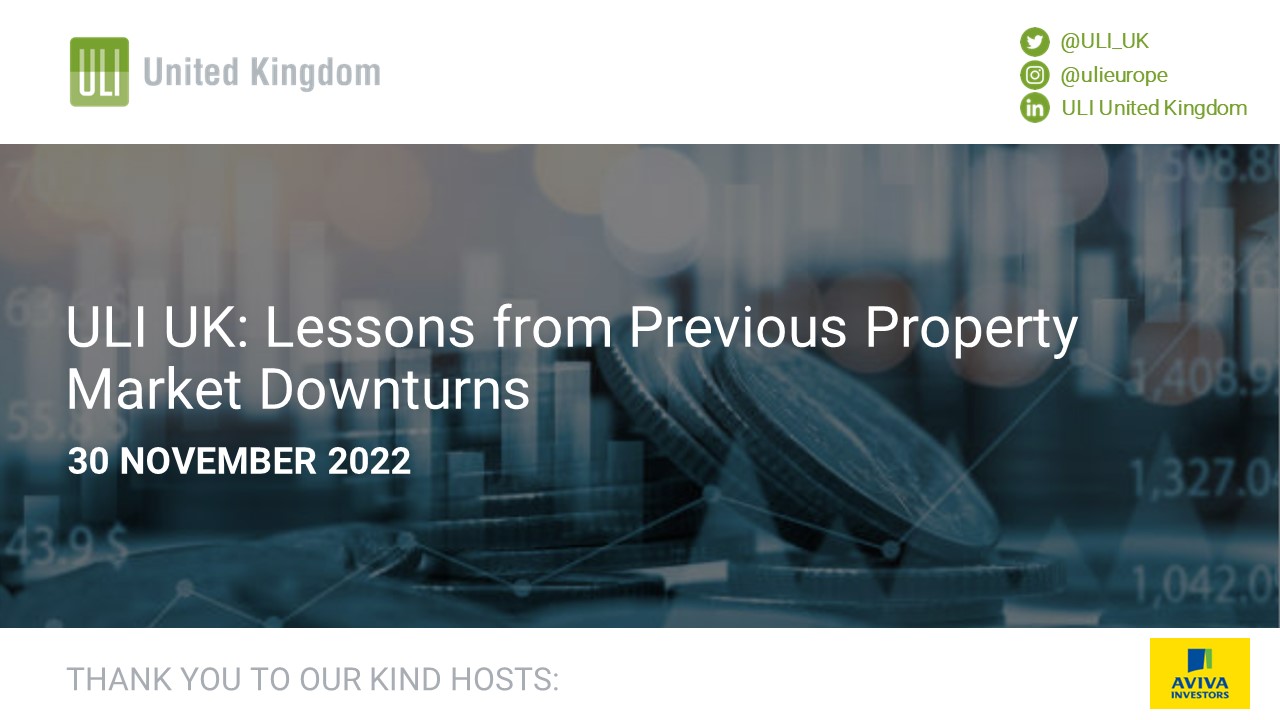 ULI UK Lessons from Previous Property Market Downturns ULI Knowledge