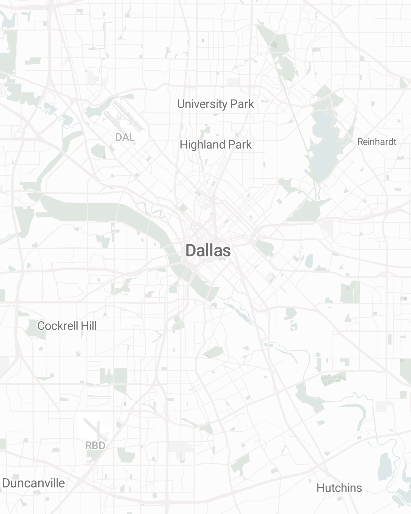 Map of Dallas